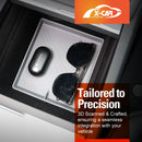 Soft Silicone Organizer Pad Set for Tesla Model 3 Highland 2023-Onwards Center Console Armrest Storage Cup Holder Coaster-33