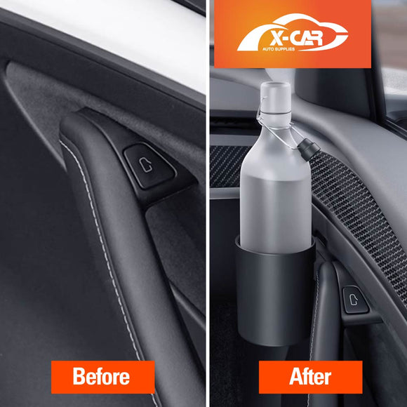 Interior Door Mount Car Cup Holder Rack for Tesla Model 3 Highland 2023-Onwards Set of 2