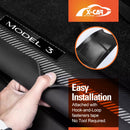 Tesla Model 3 Highland Door Sill Protector Carbon Fiber Style-6