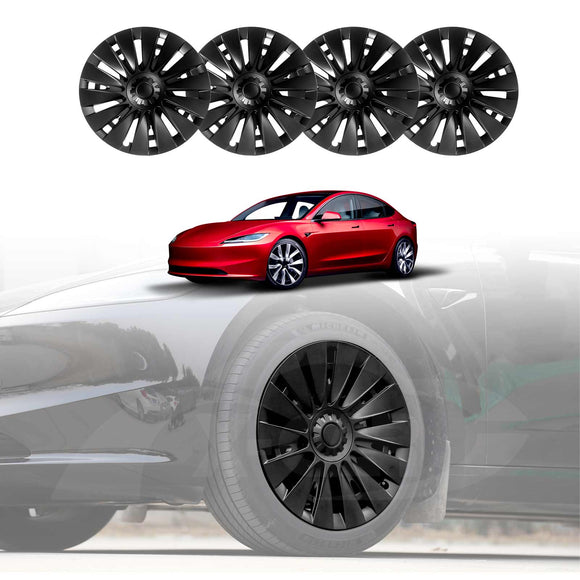 Tesla Model 3 Highland 18'' Wheel Protector Cover Hub Caps 2023-Onwards