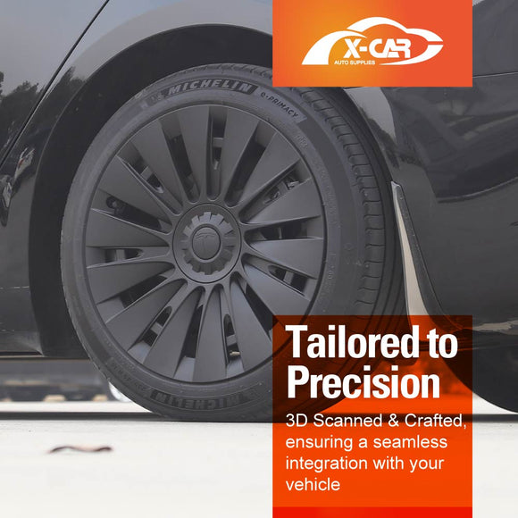 Tesla Model 3 Highland 18'' Wheel Protector Cover Hub Caps 2023-Onwards