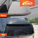 Rear View Mirror Trim Cover for Tesla Model Y L 6-Seat 2026-Onwards Exterior Accessories Side Mirror Cap Carbon Fiber Style-3