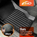 3D Floor Mats for Nissan Navara D27 2026-Onwards All-Weather Liners-4