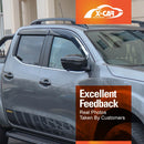 Weathershields for Nissan Navara D23 NP300 2015-2025 Car Weather Shields Wind Deflectors Sun Visors-2