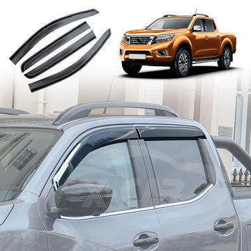 Weathershields for Nissan Navara D23 NP300 2015-2025 Car Weather Shields Wind Deflectors Sun Visors