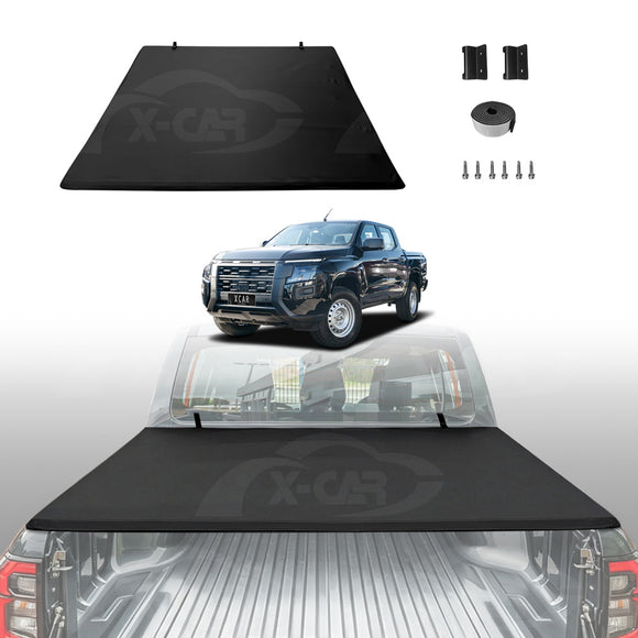 Soft Tonneau Cover for Nissan Navara D27 Series Dual Cab 2026-Onwards Tri-Fold Ute Tub Bed