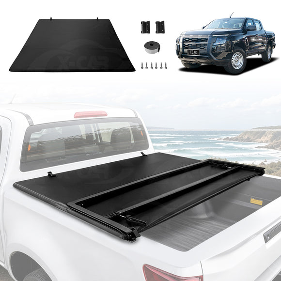 Soft Tonneau Cover for Nissan Navara D27 Series Dual Cab 2026-Onwards Tri-Fold Ute Tub Bed