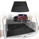 X-CAR boot liner for Nissan Patrol Y62 installed in the cargo area.