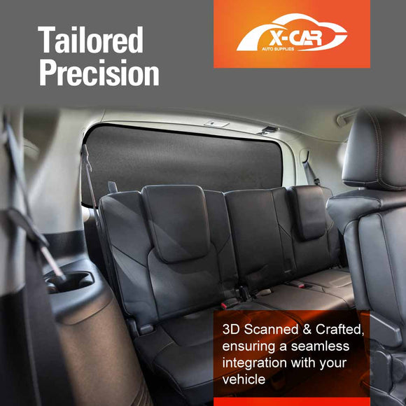 Window Sun Shades for Nissan Patrol 2012-2025 Y62 Series Rear Windscreen Blind Mesh