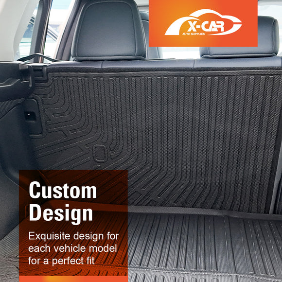 Boot Liner/ Back Seat Protector for Nissan Ariya 2023-Onwards All Weather Heavy Duty Cargo Trunk Mat Luggage Tray