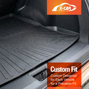 Boot Liner/ Back Seat Protector for Nissan Ariya 2023-Onwards All Weather Heavy Duty Cargo Trunk Mat Luggage Tray-3