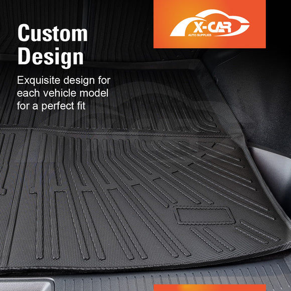Boot Liner/ Back Seat Protector for Nissan Ariya 2023-Onwards All Weather Heavy Duty Cargo Trunk Mat Luggage Tray