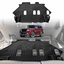 X-CAR 3D floor mats designed for a Nissan Patrol Y62 Series installed in the third row passenger seat foot well.