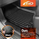 X-CAR 3D floor mats designed for a Nissan Patrol Y62 Series installed in the vehicle.
