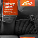X-CAR 3D floor mats designed for a Nissan Patrol Y62 Series installed in the vehicle.