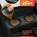 2-in-1 Car Seat Organiser & Cushion for Universal Vehicle Storage Insulated Travel Bag Interior Accessories-11