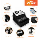 Back Seat Cooler Storage Box with Dual Cup Holders Foldable Insulated Rear Armrest Organiser-7