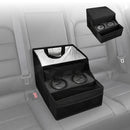 Back Seat Cooler Storage Box with Dual Cup Holders Foldable Insulated Rear Armrest Organiser-1