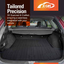 X-CAR boot liner for Outback 2015-2020 installed in the cargo area of a Outback.