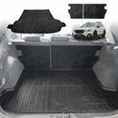 X-CAR boot liners and back seat protectors set for Outback 2015-2020 installed in the cargo area of a Outback.