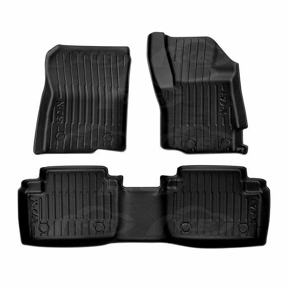 3D Floor Mats for Mitsubishi Outlander 2012-2021 All-Weather Car Liners