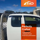 WeatherShields for Toyota Hilux SR5 Extra Cab 2005-2015 Car Weather Shields Wind Deflectors Sun Visors-4