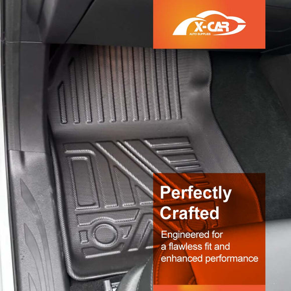 3D Front Floor Mats for GWM Cannon Single Cab 2025-Onwards Heavy Duty All Weather Car Mats Liner Set