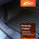 X-CAR 3D all weather floor mat for Toyota Kluger 2014–2021 front passenger foot well.