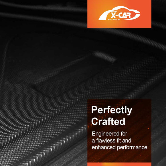 3D Floor Mats for Ford Next-Gen Ranger Dual Cab 2022-Onwards  All-Weather Liners