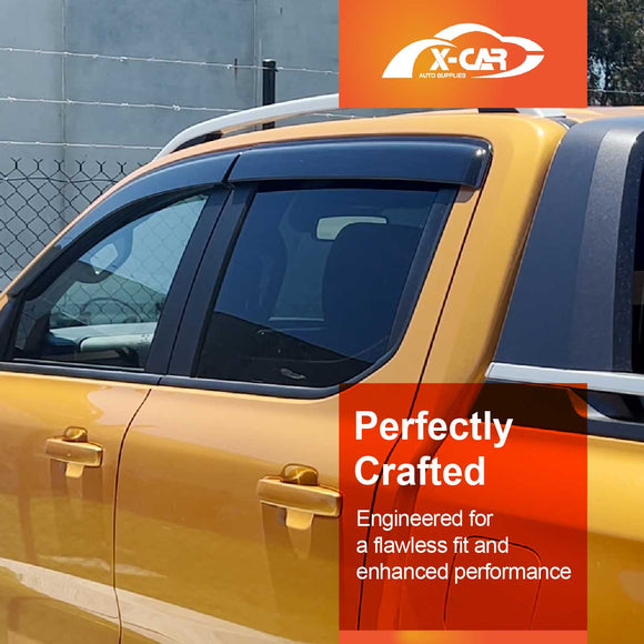 WeatherShields for Ford NEXT-GEN Ranger Dual Cab MY22 2022-Onwards