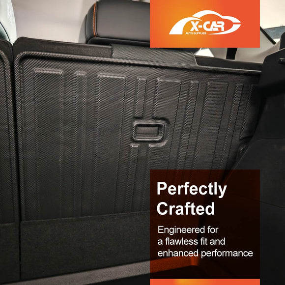 X-CAR back seat protectors installed in BYD Sealion 5 car boot.