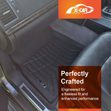 3D Floor Mats for Toyota LandCruiser 200 Series 2007-2021 All-Weather Liners - 0