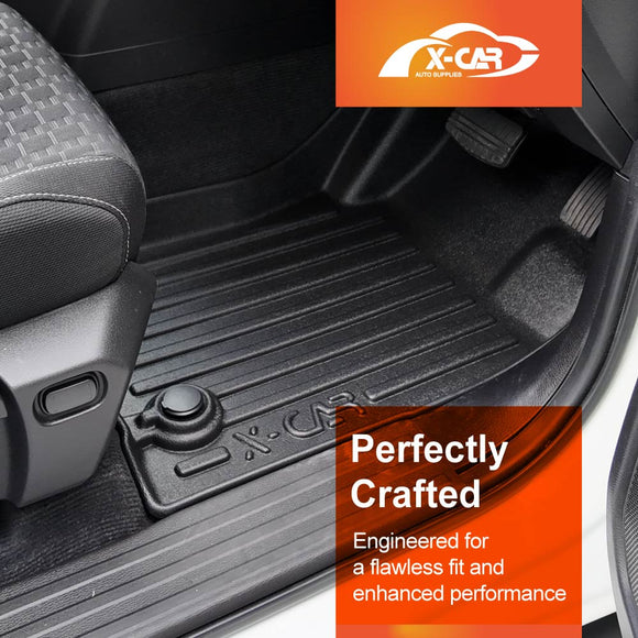3D Floor Mats for Nissan Navara D27 2026-Onwards All-Weather Liners