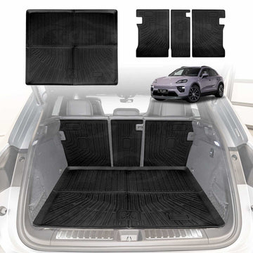 Boot Liner/ Back Seat Protector for Porsche Macan Electric 2024-Onwards All Weather Car Mat