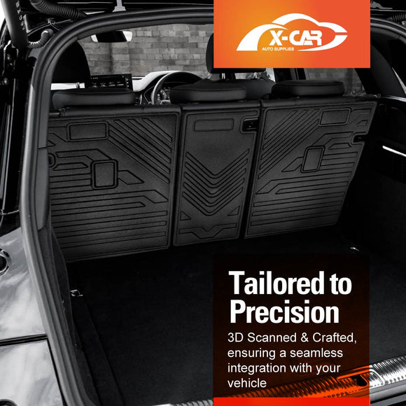 Boot Liner Back Seat Protector for Audi Q5 SQ5 2017-2025 All Weather Heavy Duty Cargo Car Trunk Kick Mats