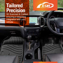 Floor Mats for Ford Ranger PX PX2 PX3 Single Cab 2011-2022 All Weather Car Mats-2
