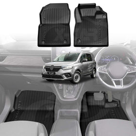 3D Front Floor Mats for Renault Kangoo XFK Series Auto 2024-Onwards All-Weather Car Liners