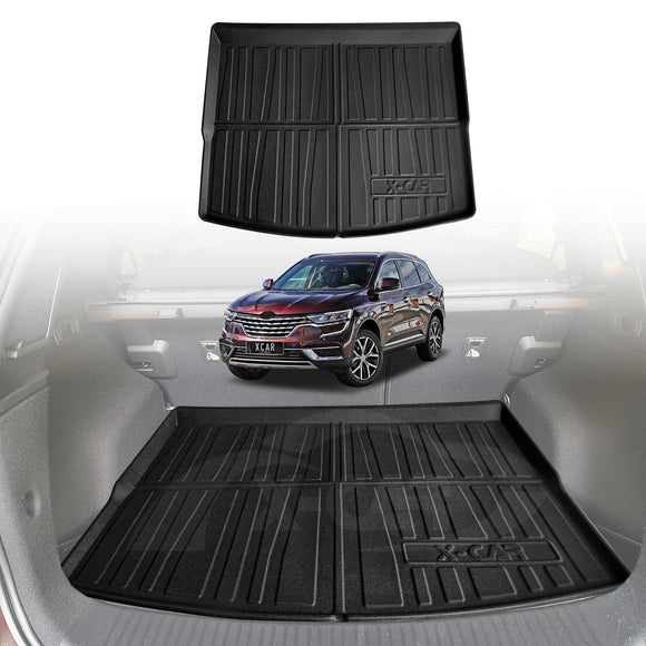 Boot Liner / Back Seat Protector for Renault Koleos 2016-Onwards All Weather Cargo Mat