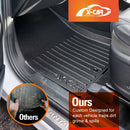 3D Floor Mats for Hyundai Santa Fe SantaFe 2018-2023 All-Weather Car Liners-4