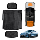 Interior Liners for BYD Seal 2023-Onwards Front Trunk Back Seats Boot Cargo Mats-17