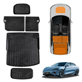 Interior Liners for BYD Seal 2023-Onwards Front Trunk Back Seats Boot Cargo Mats