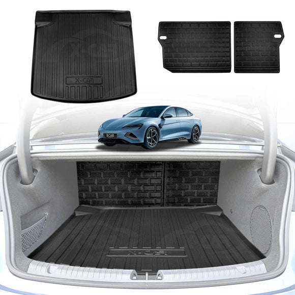 Interior Liners Set for BYD Seal 2023-2025 Front Trunk Back Seats Boot Cargo Mats