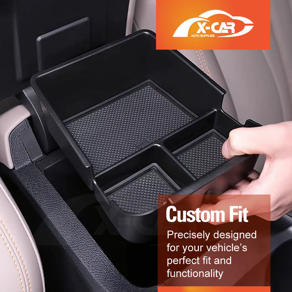 X-CAR armrest organiser tray installed in BYD Sealion 5