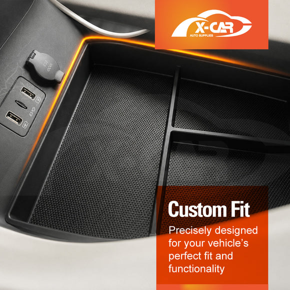 X-CAR car console organiser tray installed in BYD Sealion 5