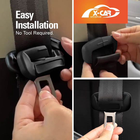 Seatbelt Buckle Silicone Protective Covers for Car Seat Belt Protector Universal Anti-Scratch Interior Accessories Set of 2