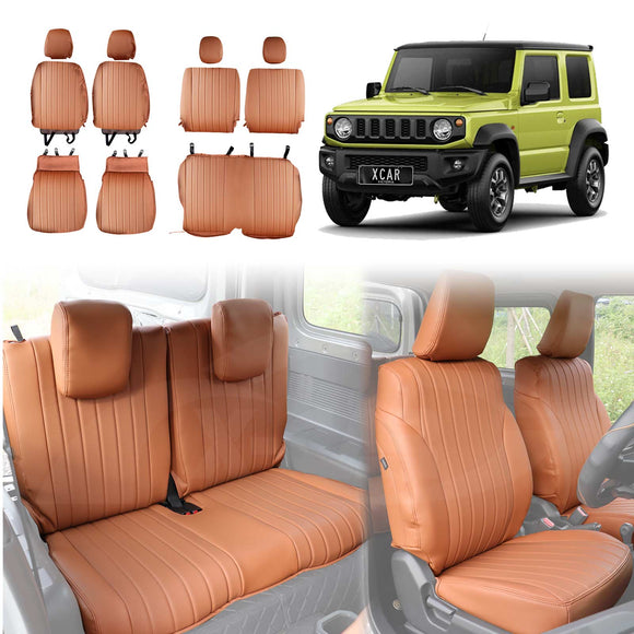 Seat Covers for Suzuki Jimny 3-Door 2018-Onwards Premium Vintage PU Leather