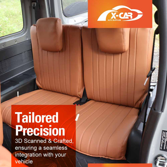 Seat Covers for Suzuki Jimny 3-Door 2018-Onwards Premium Vintage PU Leather