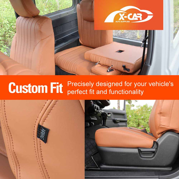 Seat Covers for Suzuki Jimny 3-Door 2018-Onwards Premium Vintage PU Leather