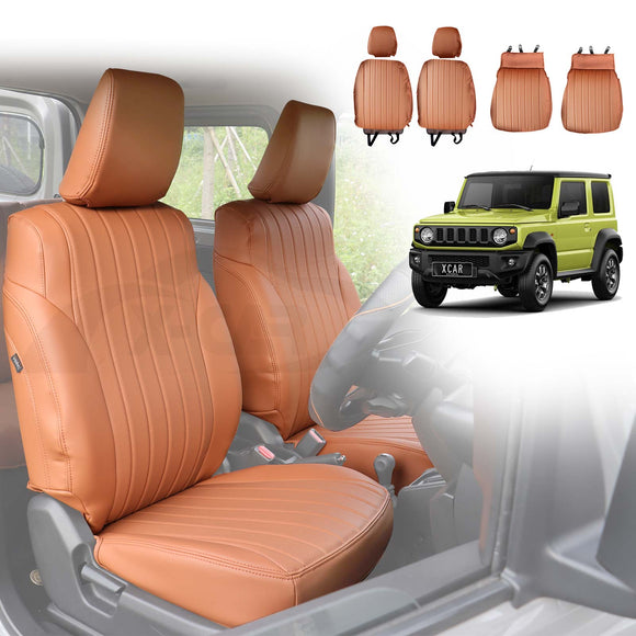 Seat Covers for Suzuki Jimny 3-Door 2018-Onwards Premium Vintage PU Leather