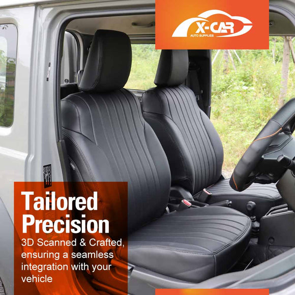 Seat Covers for Suzuki Jimny 3-Door 2018-Onwards Premium Vintage PU Leather